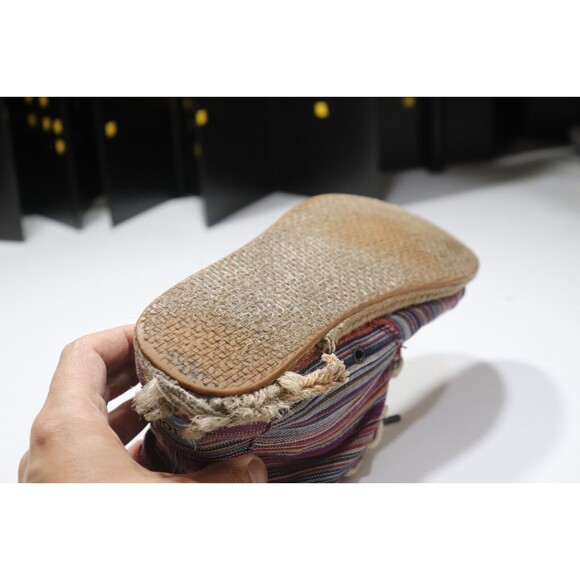 Toms Booties Canvas Hightops Womens Chukka Espadrille Multicolor Size 7.5 - Picture 9 of 16